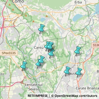 Mappa Via Mentana, 22036 Cantù CO, Italia (3.32091)