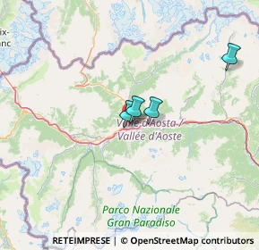 Mappa Via Cavagnet Maggiore, 11100 Aosta AO, Italia (50.21429)