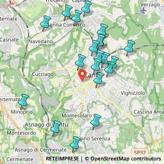 Mappa Via Giovan Battista Grassi, 22063 Cantù CO, Italia (2.166)