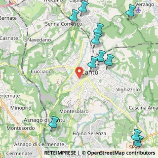 Mappa Via Giovan Battista Grassi, 22063 Cantù CO, Italia (2.80818)