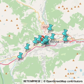Mappa Via Monte Falere, 11100 Aosta AO, Italia (2.42417)