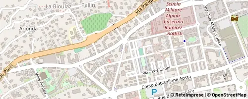 Mappa Aosta
