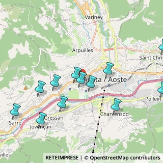 Mappa Via Monte Falere, 11100 Aosta AO, Italia (2.26583)