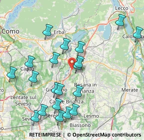 Mappa Via Cascina Tremolada, 20837 Veduggio Con Colzano MB, Italia (8.7525)