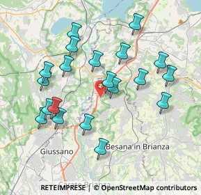 Mappa Via Cascina Tremolada, 20837 Veduggio Con Colzano MB, Italia (3.8095)