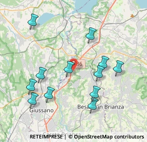 Mappa Via Cascina Tremolada, 20837 Veduggio Con Colzano MB, Italia (4.0725)