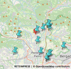 Mappa Via Antonio Gramsci, 24030 Almenno San Bartolomeo BG, Italia (4.15571)