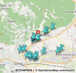 Mappa Via G. Marconi, 36014 Santorso VI, Italia (1.753)