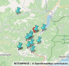 Mappa Via Nazionale, 25074 Lavenone BS, Italia (6.43833)