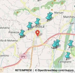 Mappa Via Alessandro Volta, 36063 Marostica VI, Italia (2.45833)