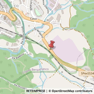 Mappa Via bergamo 2/a, 24034 Cisano Bergamasco, Bergamo (Lombardia)