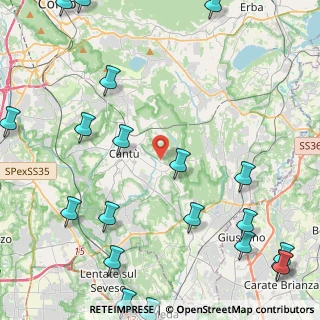 Mappa Via Teano, 22063 Cantù CO, Italia (6.566)