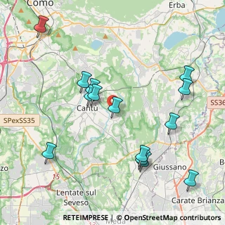 Mappa Via Teano, 22063 Cantù CO, Italia (4.41)