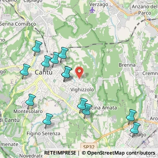 Mappa Via Teano, 22063 Cantù CO, Italia (2.36615)