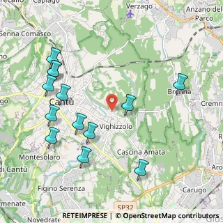 Mappa Via Teano, 22063 Cantù CO, Italia (2.27462)