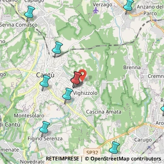 Mappa Via Teano, 22063 Cantù CO, Italia (2.53636)