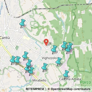 Mappa Via Teano, 22063 Cantù CO, Italia (1.29429)