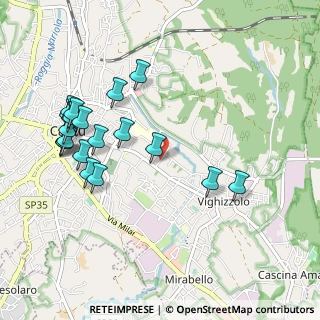 Mappa Via L. Da Vinci, 22063 Cantù CO, Italia (1.081)