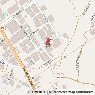 Mappa Via Astico, 7, 36010 Carrè, Vicenza (Veneto)