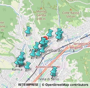 Mappa Via Monsignor Santo Balduzzi, 24022 Alzano lombardo BG, Italia (0.891)