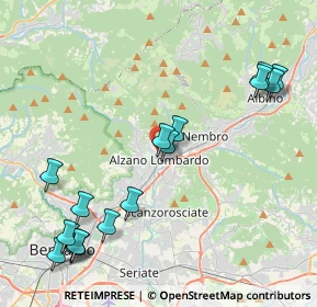 Mappa Via Monsignor Santo Balduzzi, 24022 Alzano lombardo BG, Italia (4.95063)