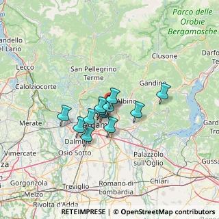 Mappa Via Monsignor Santo Balduzzi, 24022 Alzano lombardo BG, Italia (8.785)