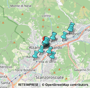 Mappa Via Monsignor Santo Balduzzi, 24022 Alzano lombardo BG, Italia (0.98)