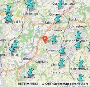 Mappa Via Giuseppe Verdi, 20837 Veduggio con Colzano MB, Italia (3.071)
