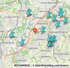 Mappa Via Giuseppe Verdi, 20837 Veduggio con Colzano MB, Italia (2.29063)