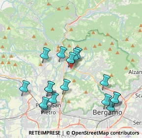 Mappa Via Olimpia, 24011 Almé BG, Italia (4.01176)