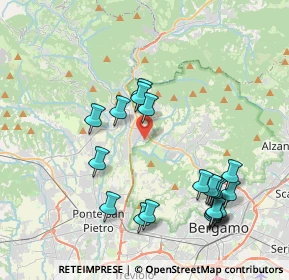 Mappa Via Olimpia, 24011 Almé BG, Italia (4.316)