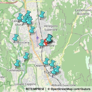 Mappa Via IV Novembre, 21040 Venegono Inferiore VA, Italia (2.097)