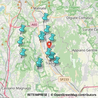Mappa Via IV Novembre, 21040 Venegono Inferiore VA, Italia (3.22429)