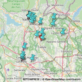 Mappa Via IV Novembre, 21040 Venegono Inferiore VA, Italia (8.3135)