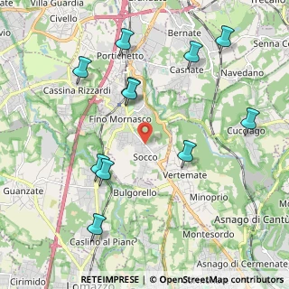 Mappa Strada Statale Giovi, 22073 Fino Mornasco CO, Italia (2.28)