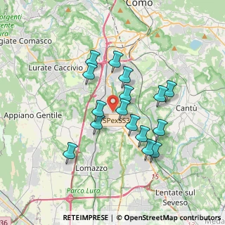 Mappa Strada Statale Giovi, 22073 Fino Mornasco CO, Italia (3.01938)