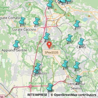 Mappa Strada Statale Giovi, 22073 Fino Mornasco CO, Italia (6.202)
