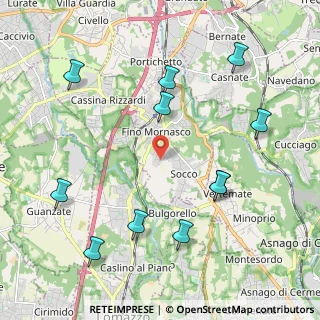 Mappa Via Dolomiti, 22073 Fino Mornasco CO, Italia (2.38818)
