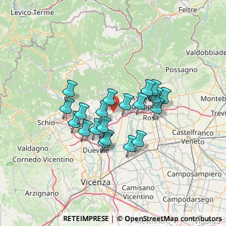 Mappa 36060 Molvena VI, Italia (10.8875)