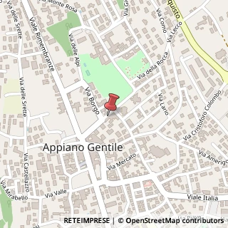 Mappa Via Grilloni, 20A, 22070 Appiano Gentile, Como (Lombardia)
