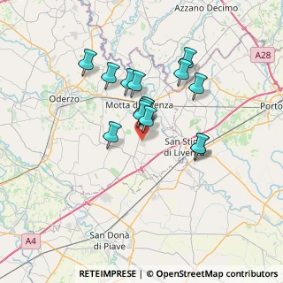 Mappa Via Callunghetta, 31040 Cessalto TV, Italia (5.35933)