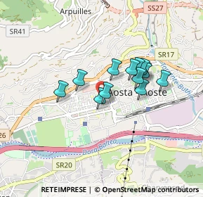 Mappa Via Cesare Battisti, 11100 Aosta AO, Italia (0.63)