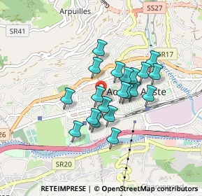 Mappa Via Cesare Battisti, 11100 Aosta AO, Italia (0.642)