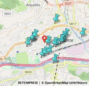 Mappa Via Cesare Battisti, 11100 Aosta AO, Italia (0.69421)