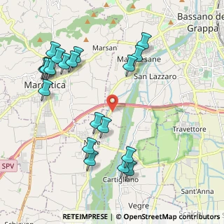 Mappa Via Giorgione, 36061 Bassano del Grappa VI, Italia (2.337)