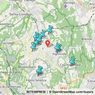 Mappa Via Vanvitelli, 22063 Cantù CO, Italia (1.48583)