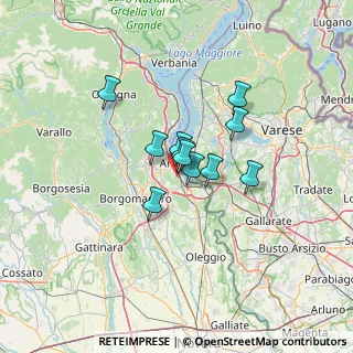 Mappa Via Giuseppe Verdi, 28040 Dormelletto NO, Italia (8.09182)