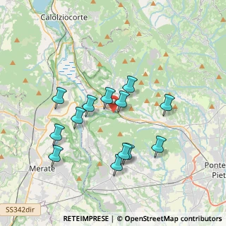 Mappa Via Sonna, 24034 Cisano bergamasco BG, Italia (3.45615)