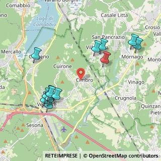 Mappa Via Alessandro Volta, 21029 Vergiate VA, Italia (2.22308)
