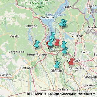 Mappa Via Donizett, 28040 Dormelletto NO, Italia (10.05)